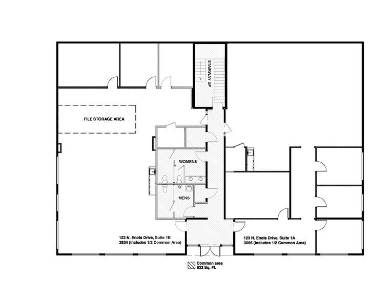More Photos Of 125 N Enola Dr, Enola Office For Sale