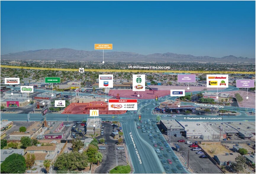 More Photos Of 2035 E Charleston Blvd, Las Vegas Fast Food For Lease