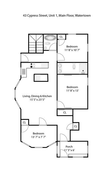 More Photos Of 43 Cypress St, Watertown Multifamily For Sale