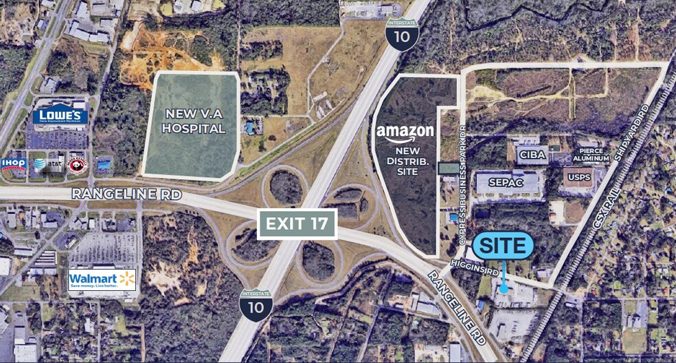 More Photos Of 4521 Higgins Rd, Mobile General Retail For Lease