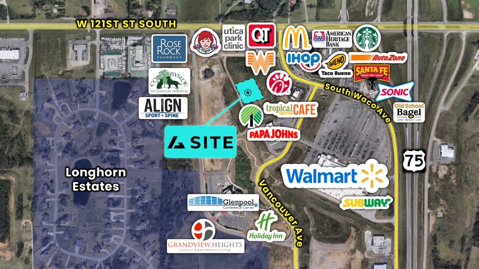 More Photos Of 12190 S Waco Ave, Glenpool General Retail For Lease
