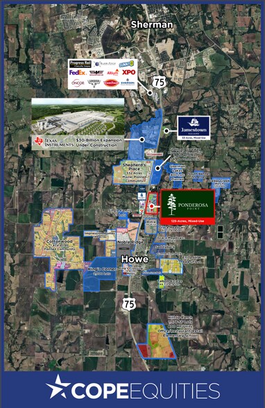 More Photos Of US-75 & Ponderosa Road, Howe General Retail For Lease