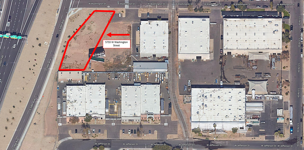 Primary Photo Of 5733 W Washington St, Phoenix Contractor Storage Yard For Lease