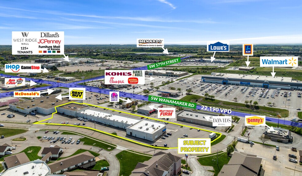 More Photos Of 1570-1580 SW Wanamaker Rd, Topeka Unknown For Lease