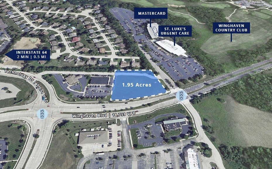 More Photos Of 3019-3037 Winghaven Blvd, O'Fallon Land For Lease
