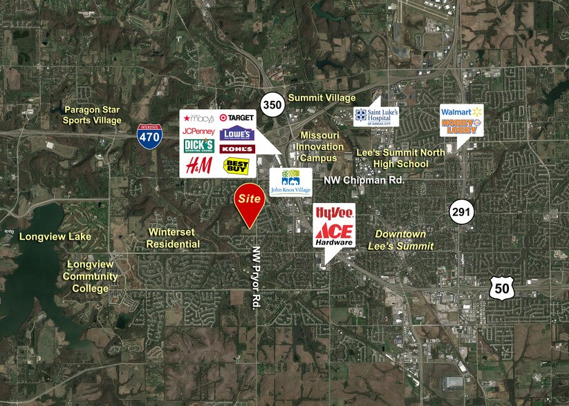 More Photos Of NW Pryor Rd NW O'Brien Rd, Lee's Summit Land For Sale