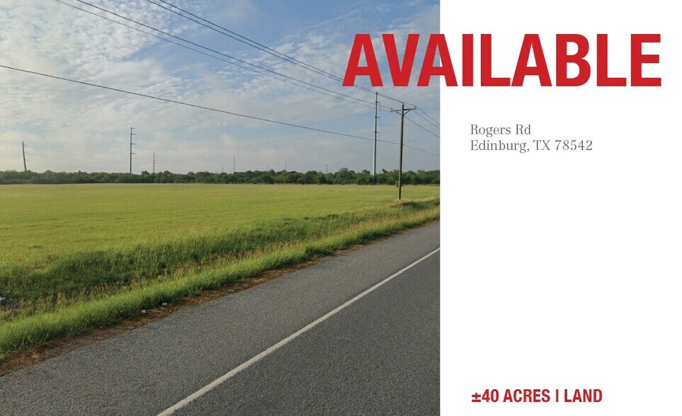 Primary Photo Of Rogers Rd, Edinburg Land For Lease