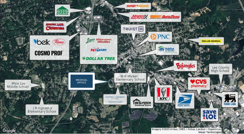 More Photos Of 1922 K M Wicker Memorial Dr, Sanford Medical For Lease