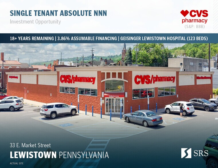 Primary Photo Of 33 E Market St, Lewistown Drugstore For Sale