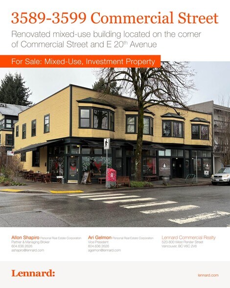 More Photos Of 3589 Commercial St, Vancouver Restaurant For Sale