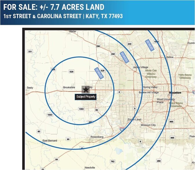 More Photos Of First St, Katy Land For Sale
