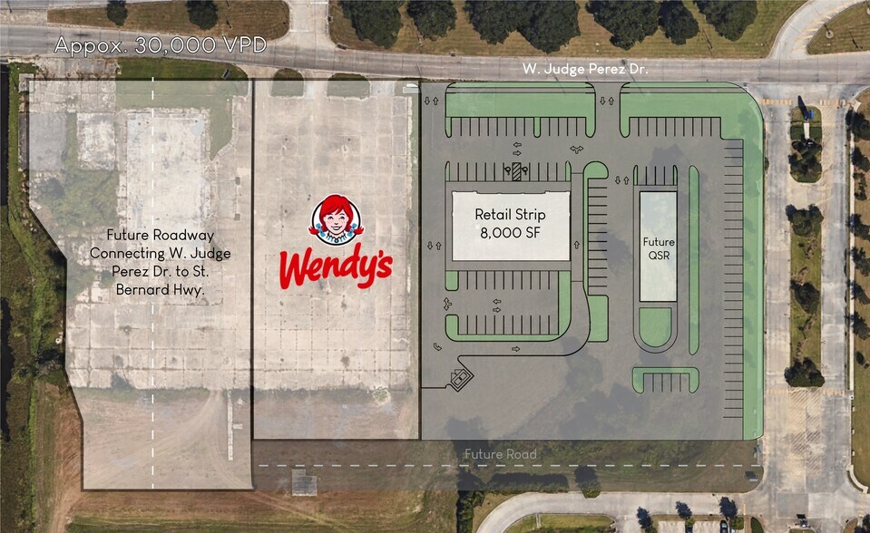 More Photos Of 7900 W Judge Perez Dr, Arabi Land For Lease