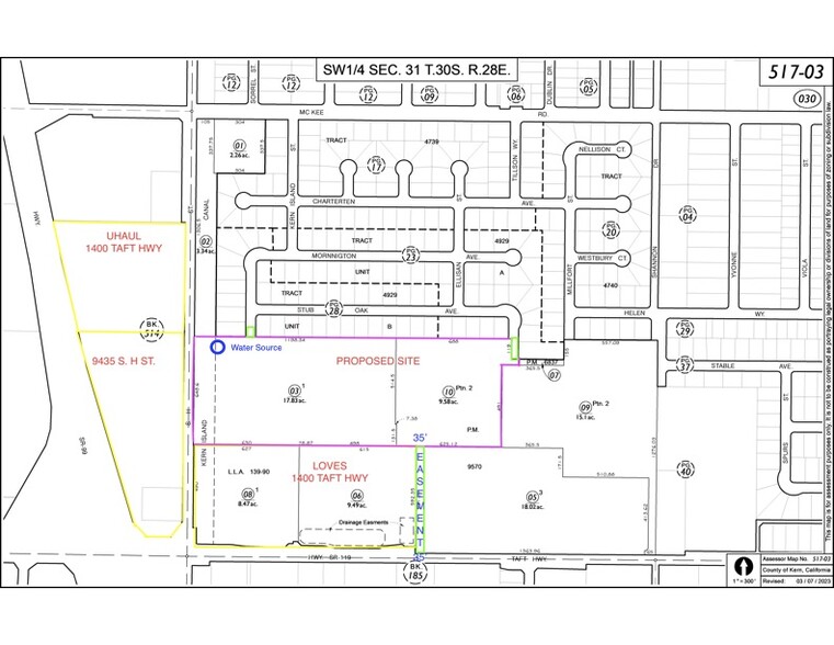 Primary Photo Of Taft Hwy/ H St., Bakersfield Land For Lease