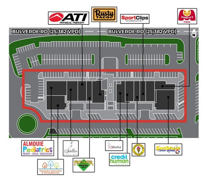 More Photos Of 17026 Bulverde Rd, San Antonio General Retail For Sale