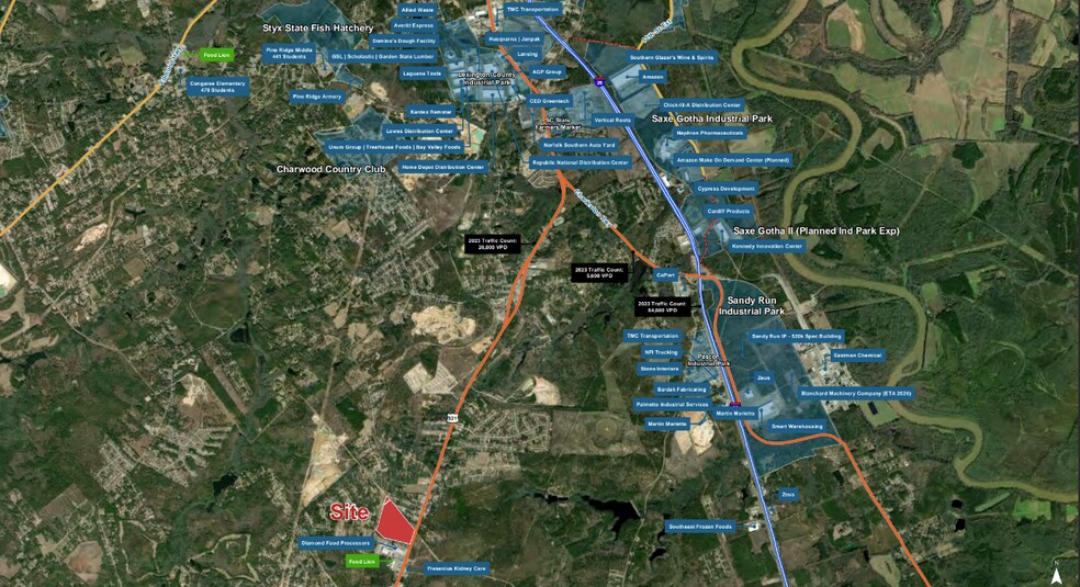 More Photos Of 0 HWY 321 hwy, Gaston Land For Sale