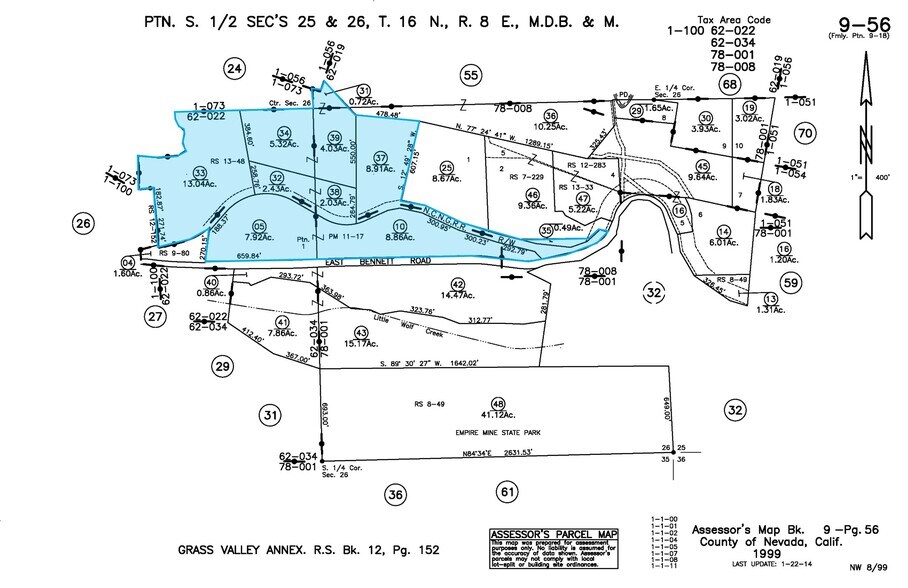 More Photos Of 10780 E Bennett Rd, Grass Valley Land For Sale