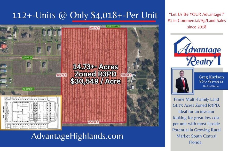 Primary Photo Of 3621 Cemetery rd, Sebring Land For Sale