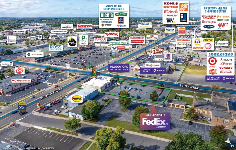 More Photos Of 2423 Division St W, Saint Cloud General Retail For Sale