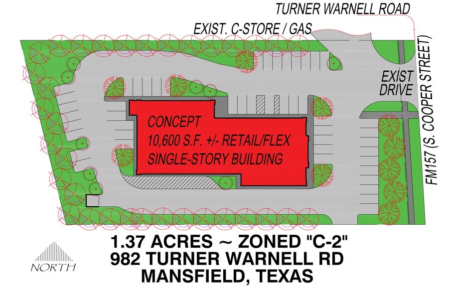 More Photos Of 982 Turner Warnell Rd, Mansfield Land For Sale