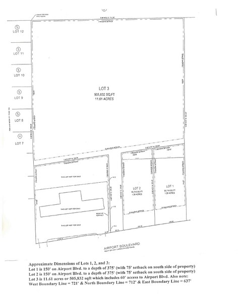More Photos Of 9050 Airport Blvd, Mobile Land For Sale