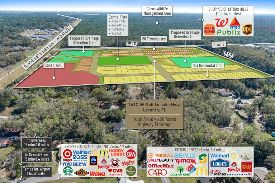 More Photos Of 2630 W Gulf To Lake Hwy, Lecanto Land For Sale