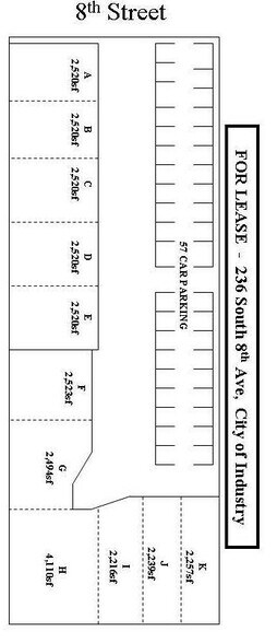 More Photos Of 236 S 8th Ave, City of Industry Warehouse For Lease