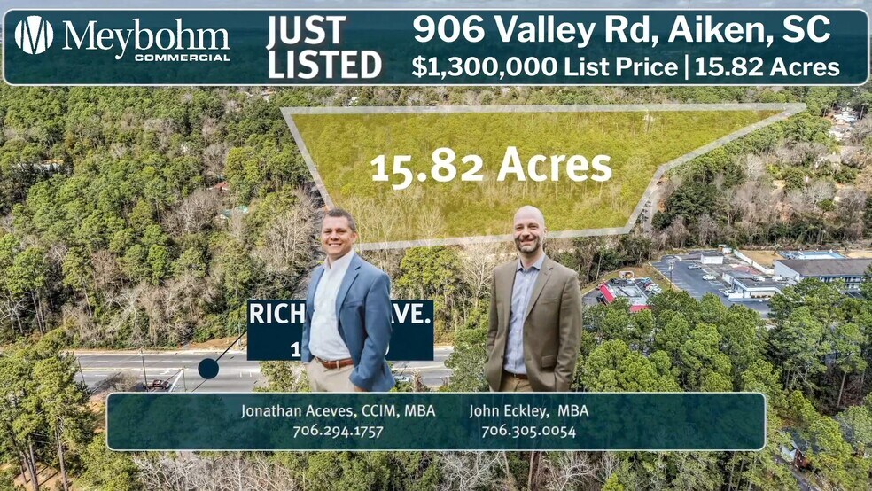 Primary Photo Of 906 Valley Road, Aiken Land For Sale