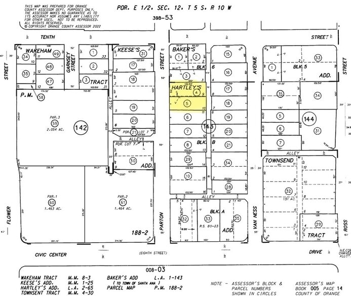More Photos Of 835-839 N Parton St, Santa Ana Land For Sale