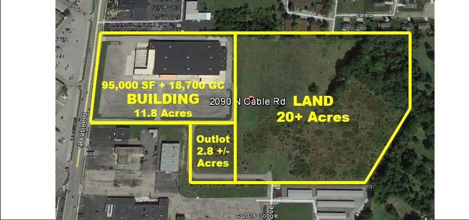 More Photos Of 2090 N Cable Rd, Lima Warehouse For Sale