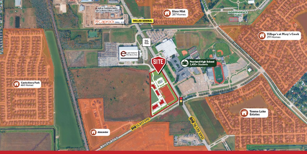 Primary Photo Of NWC Bailey Rd and Highway 35, Pearland Unknown For Lease