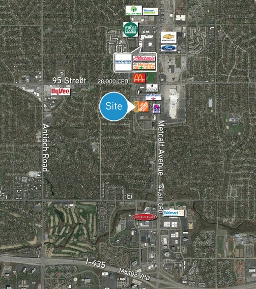 More Photos Of 9600 Metcalf, Overland Park Land For Lease