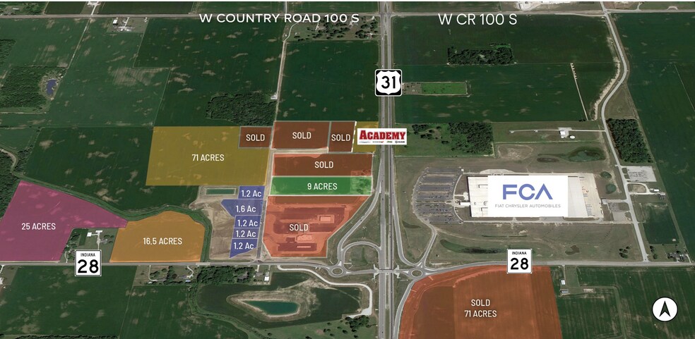 Primary Photo Of US 31 & SR 28, Tipton Land For Sale
