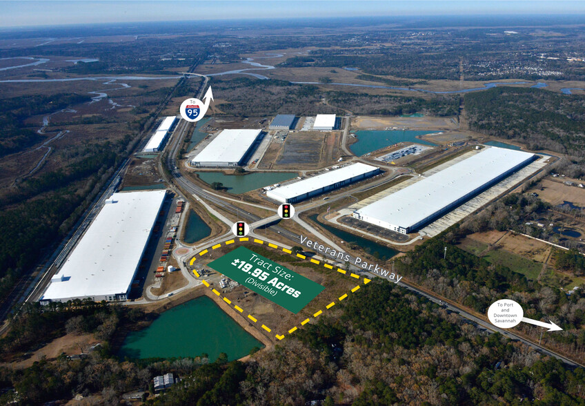 Primary Photo Of Veterans Parkway @ Feldspar Drive, Savannah Land For Sale