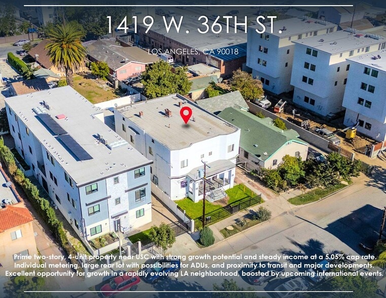 Primary Photo Of 1416 W 36th St, Los Angeles Apartments For Sale