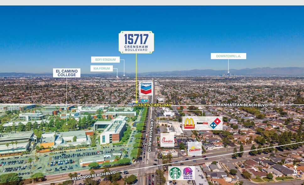 More Photos Of 15715-15721 S Crenshaw Blvd, Gardena Storefront For Sale