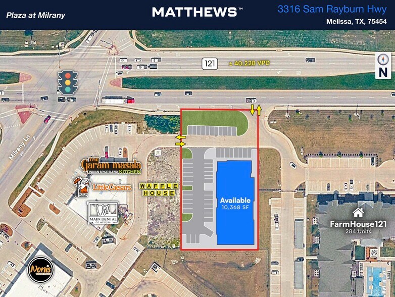 More Photos Of 3316 Sam Rayburn Hwy, Melissa Storefront For Lease