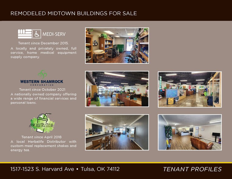 More Photos Of 1517-1523 S Harvard Ave, Tulsa Storefront Retail Office For Sale