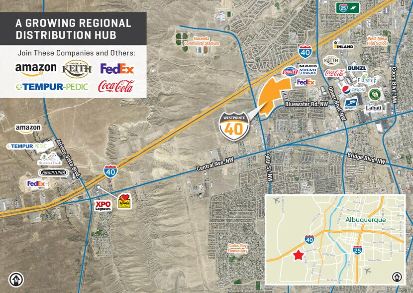 More Photos Of SEC I-40 & 98th St, Albuquerque Land For Lease