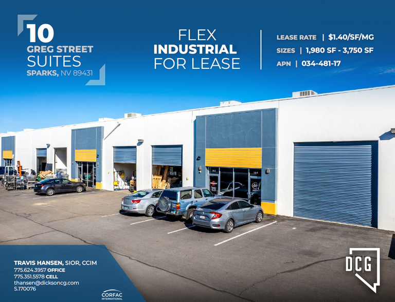 Primary Photo Of 10 Greg St, Sparks Warehouse For Lease