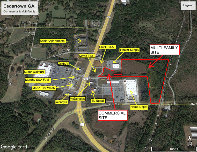 Primary Photo Of Rome Highway-US 27 and Davis Road, Cedartown Land For Sale