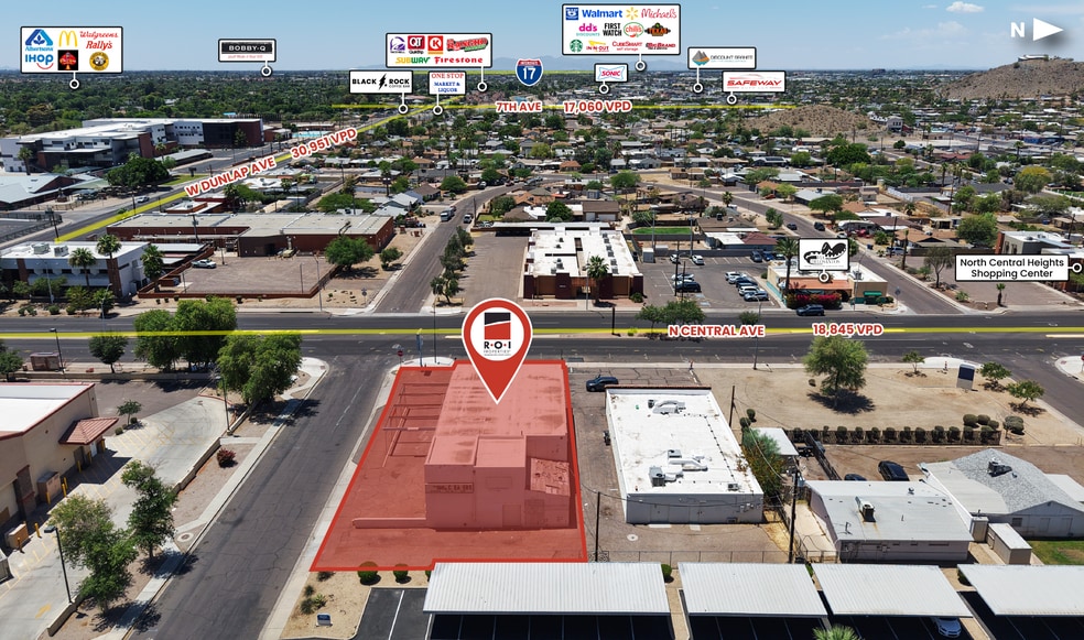 Primary Photo Of 9103 N Central Ave, Phoenix Freestanding For Sale