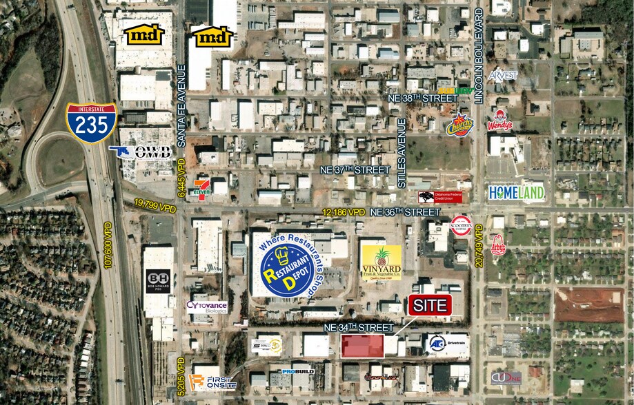 More Photos Of 200 NE 34th St, Oklahoma City Warehouse For Lease