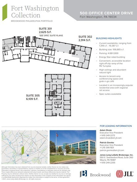 More Photos Of 500 Office Center Dr, Fort Washington Unknown For Lease