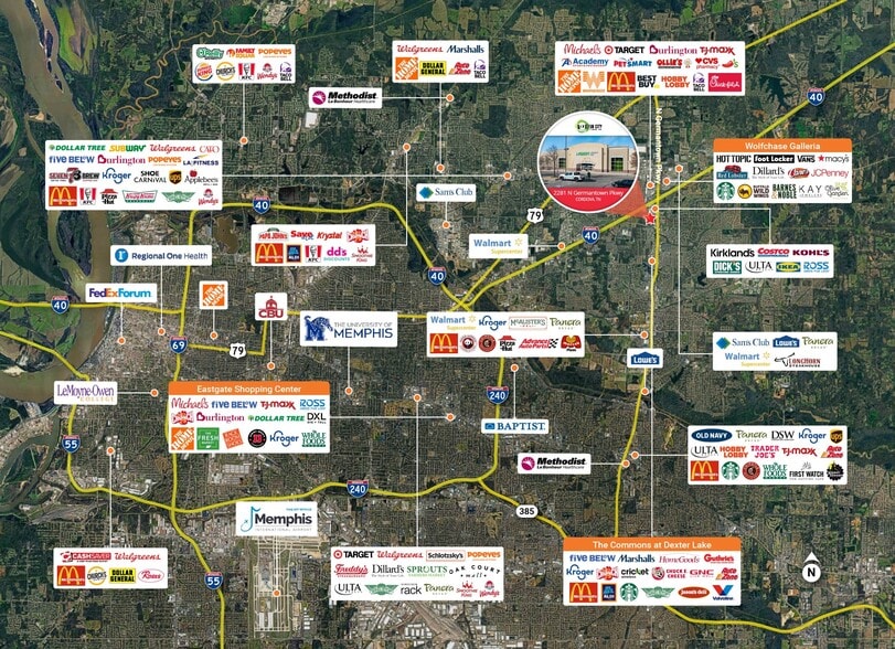 More Photos Of 2281 N Germantown Pky, Cordova Storefront For Sale