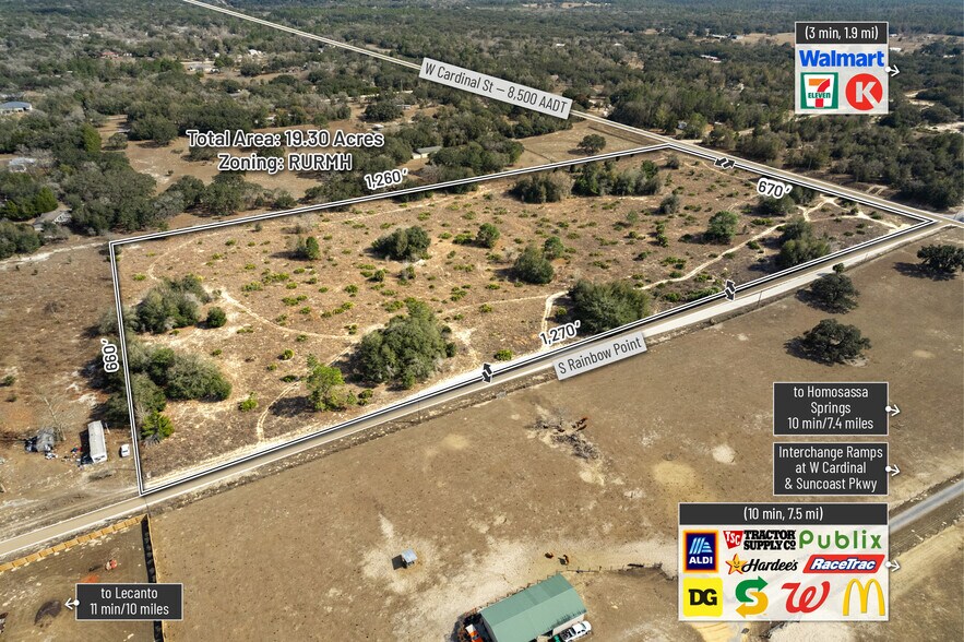 More Photos Of 6725 S Rainbow Pt, Homosassa Land For Sale