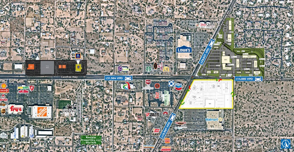 Primary Photo Of SE Carefree Hwy & Cave Creek Rd, Cave Creek Land For Lease