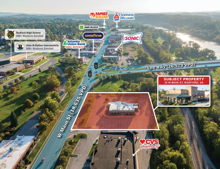 More Photos Of 34 W Main St, Radford Restaurant For Lease