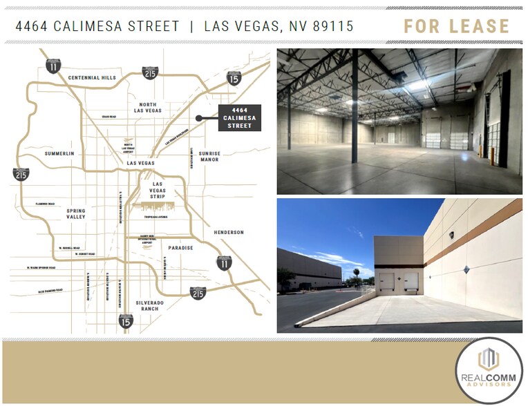 More Photos Of 4464 Calimesa St, Las Vegas Warehouse For Lease