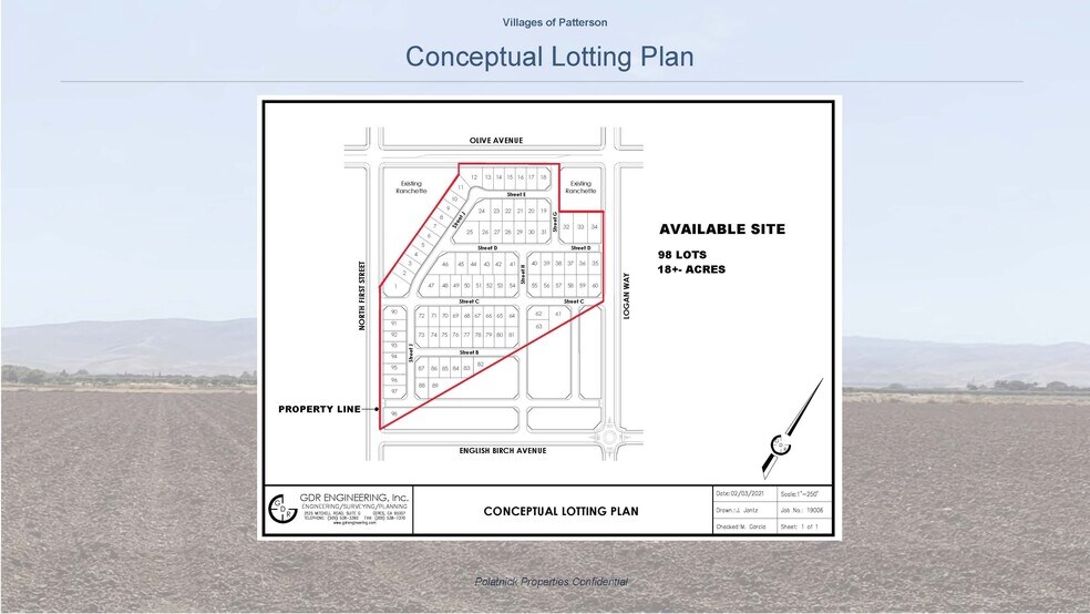 More Photos Of 1880 Olive, Patterson Land For Sale