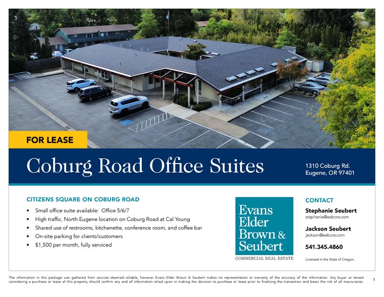 More Photos Of 1310 Coburg Rd, Eugene Medical For Lease